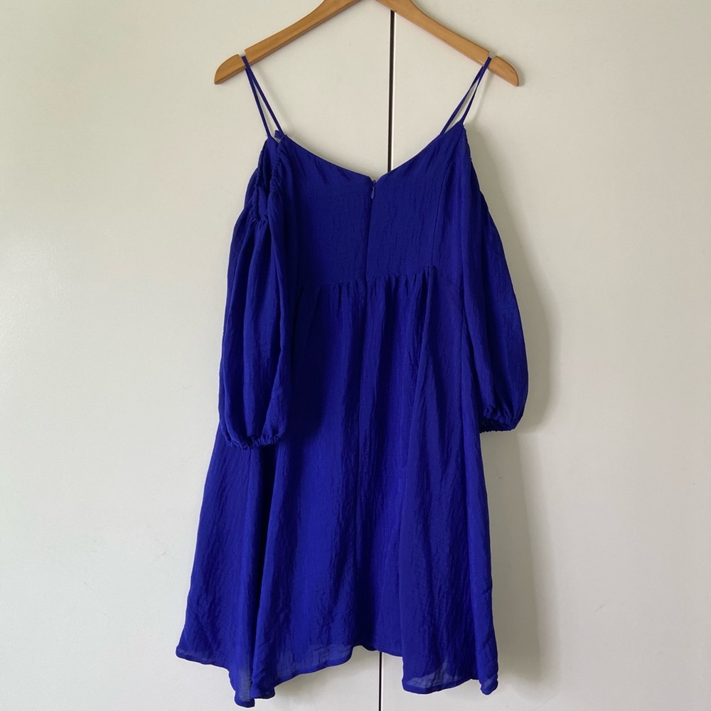 Anthropologie Moulinette Soeurs Blue Cutout Dress - Picture 8 of 10